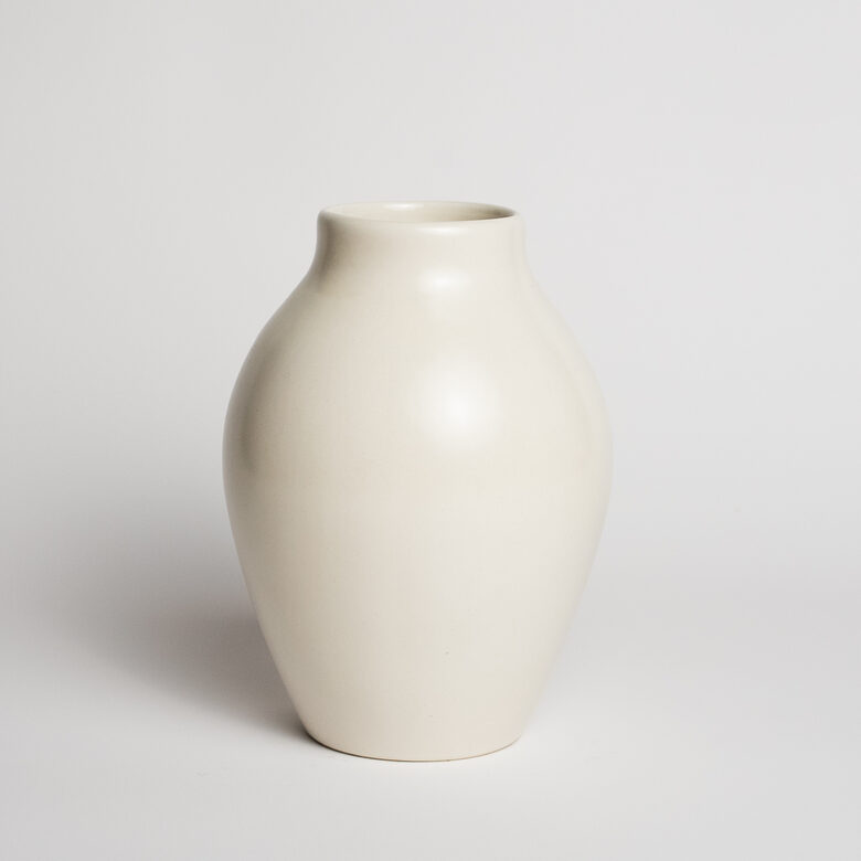 Vīdēja Keramikas vāze, balta