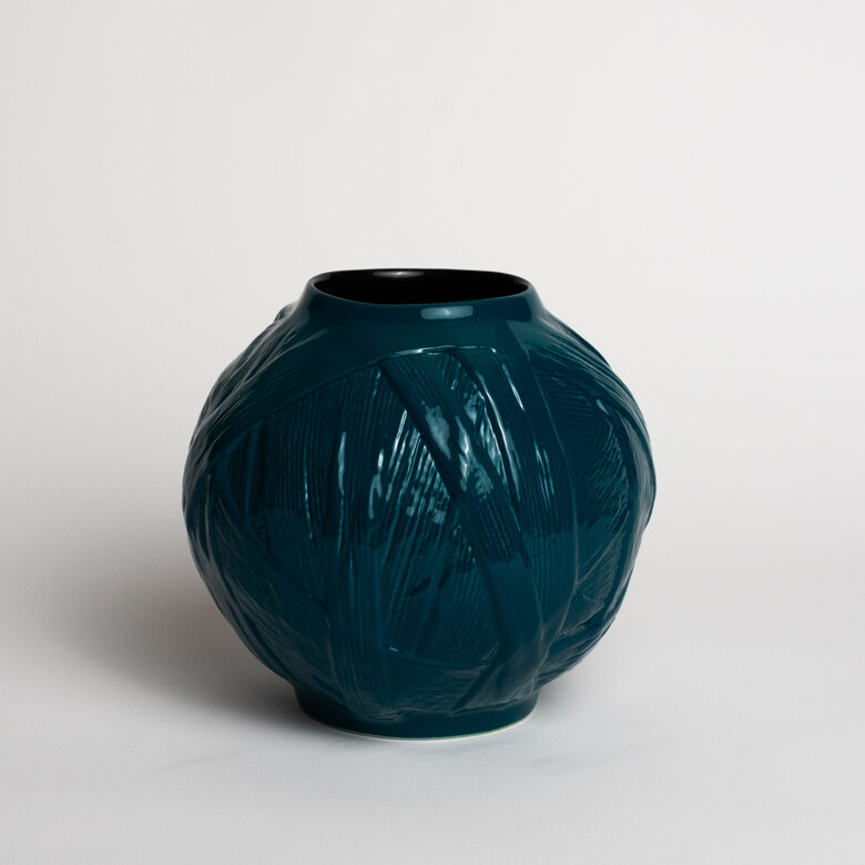 Keramikas vāze KAMOLS, tirkīza