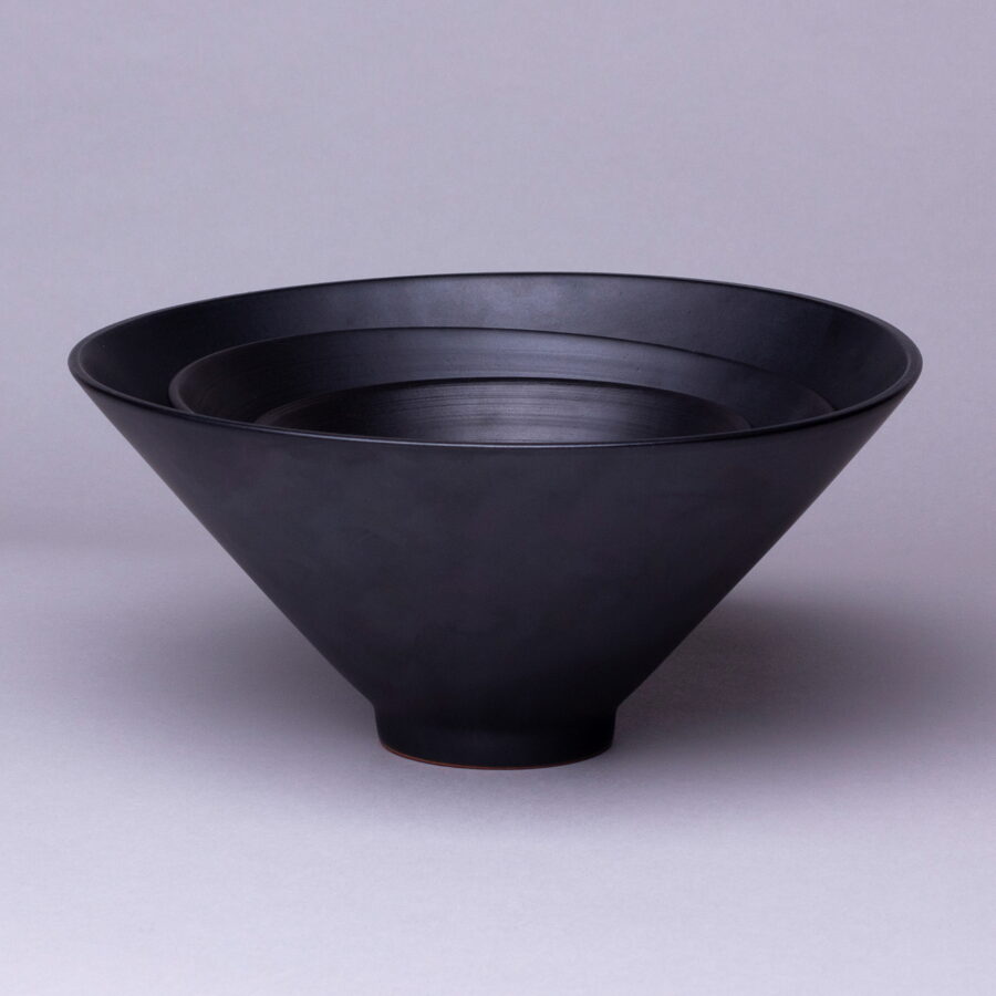 Dailrade Ceramics melns keramikas bļodu komplekts, 3 gab